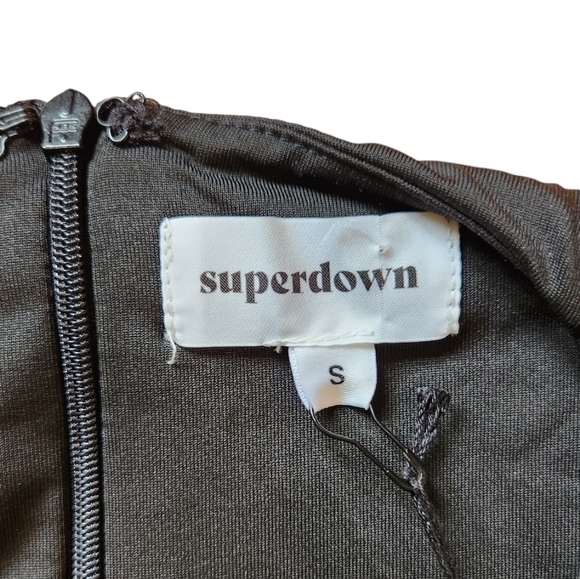 SUPERDOWN MARTYNA MINI DRESS BLACK S NWT NEW - Picture 5 of 11